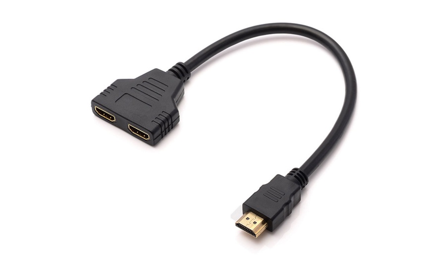 Image 1: HDMI to 2HDMI Splitter Cable