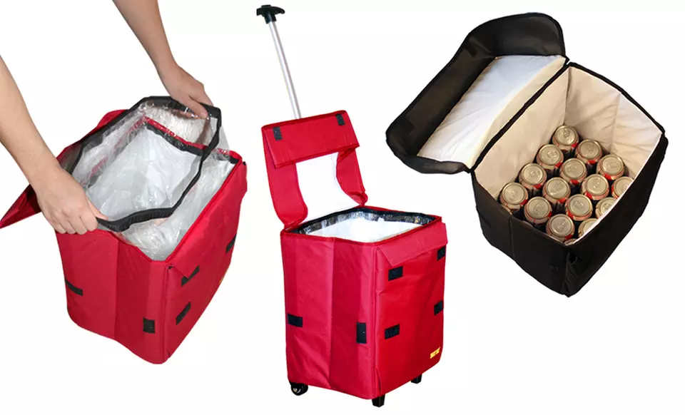 Dbest Products Cooler Smart Cart in Black or Red. Free Returns. - Primary Image