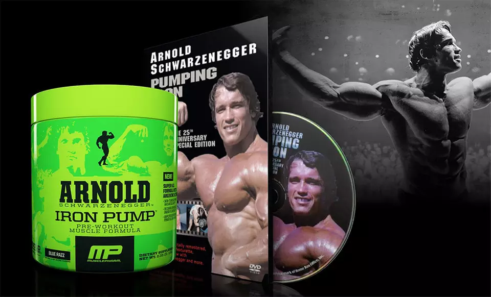 Iron Pump Pre-Workout Supplements (30 Servings) with Pumping Iron DVD - Primary Image