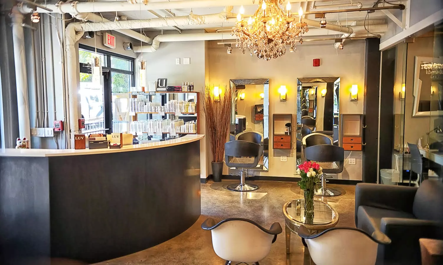 Mani-Pedi, Manicure with Gel, or Three Spa Pedicures at Luv Hair Salon (Up to 55% Off) - Primary Image