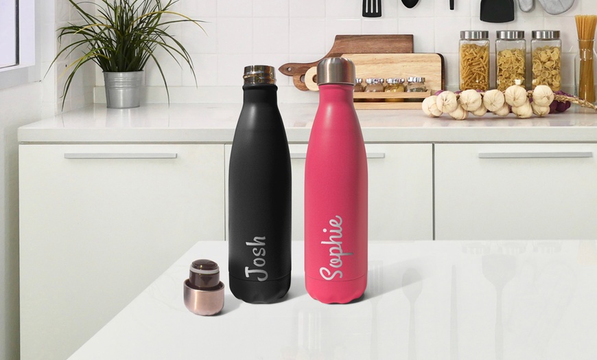 Image 4: Personalised water bottle