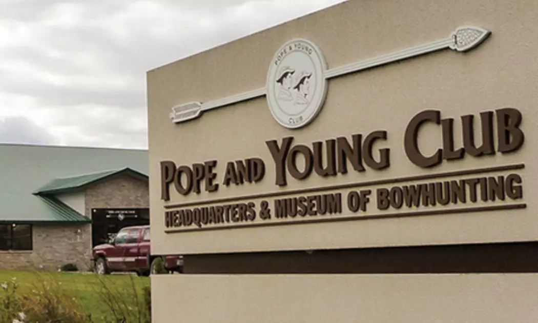 $20 for Museum of Bowhunting Admission for a Group and 4 Pint Glasses at Pope & Young Club ($30 Value) - Primary Image