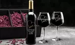 Personalized Wine Gift: Custom Etched Wine Bottles & Gift