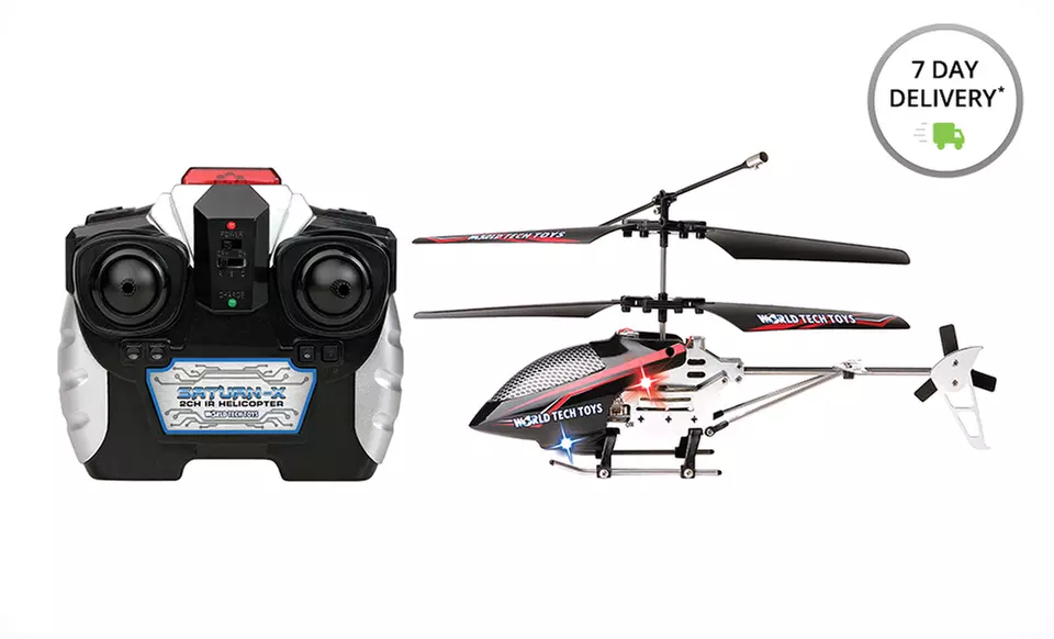 Saturn-X 2-Channel IR Remote-Control Helicopter. Free Returns. - Primary Image