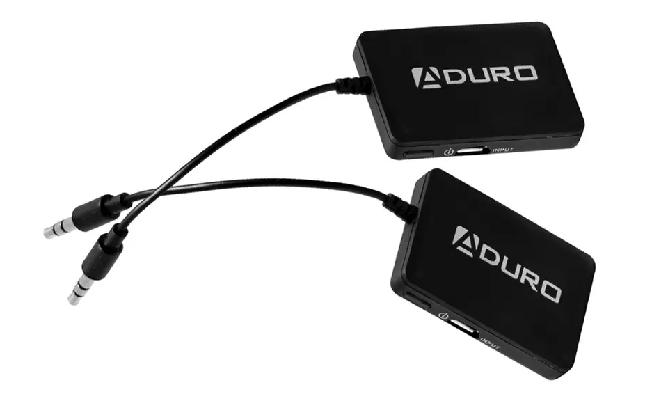 Aduro Bluetooth Wireless Audio Receiver for 3.5mm Media Devices (1- or 2-Pack) - Second Medium