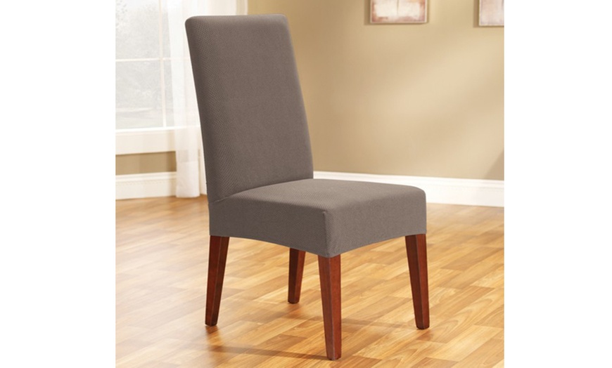 Image 13: Sure Fit Dining Chair Covers