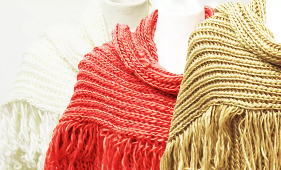 Chunky Knit Scarves. Multiple Colors Available. - Primary Image