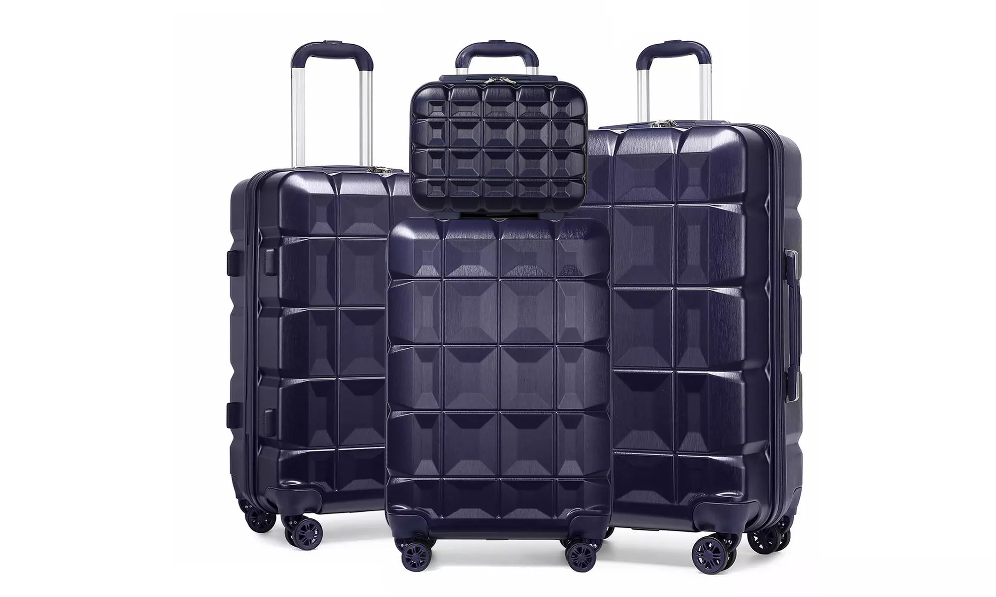 KONO Hard Shell Suitcases with TSA Locks