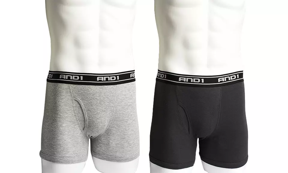 AND1 Men's Boxer Briefs (8-Pack) - Second Medium
