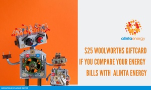 Energy Bill Comparison with $25 Woolworths WISH eGift Card