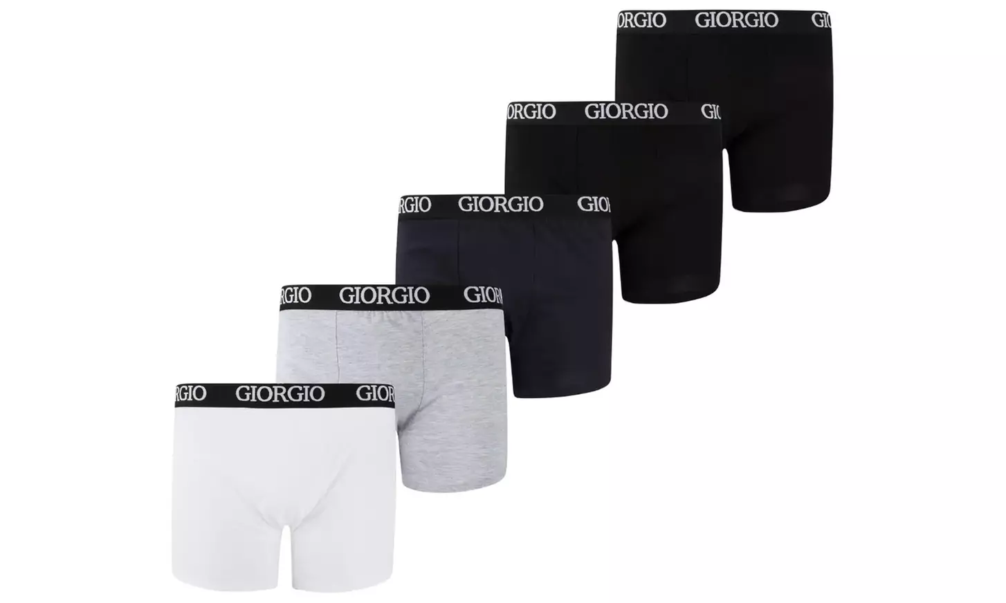 Pack de 5 Boxers de la collection Giorgio pour Homme - Primary Image