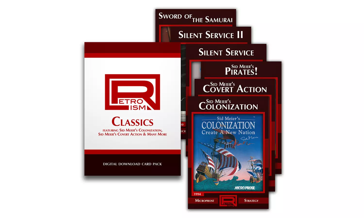 Retroism Classics Sid Meier 6 Game Digital Download Card Bundle - Primary Image