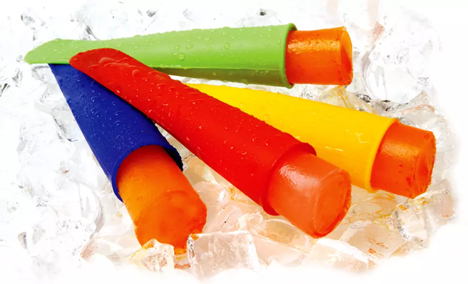 Set of 8 Silicone Ice Pop Makers - Primary Image