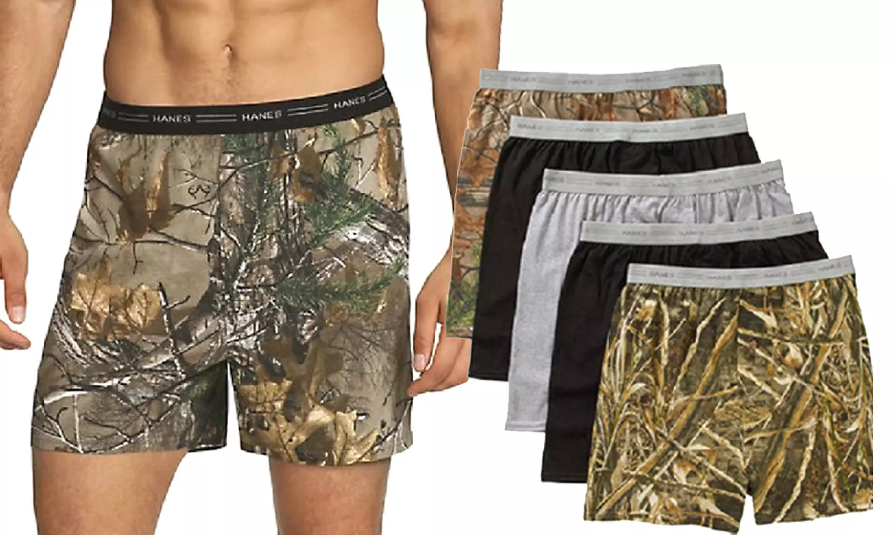Supreme Hanes Supreme Hanes Realtree Boxer Briefs (2P) Realtree
