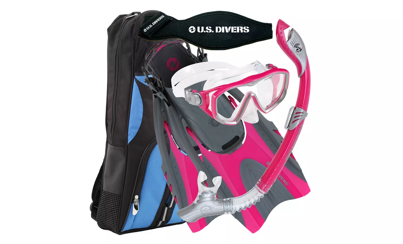 U.S. Divers LX Snorkel Set - Second Medium