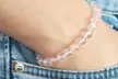 Rose Quartz Bracelet for Love and Serenity - Second Medium
