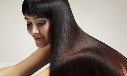 permanent hair straightening groupon