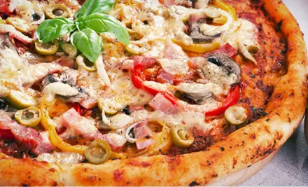 Two Medium Classic Pizzas, Lunch Buffet for Two, or $15 for $30 Worth of Pizza at Donatello's Pizza - Primary Image