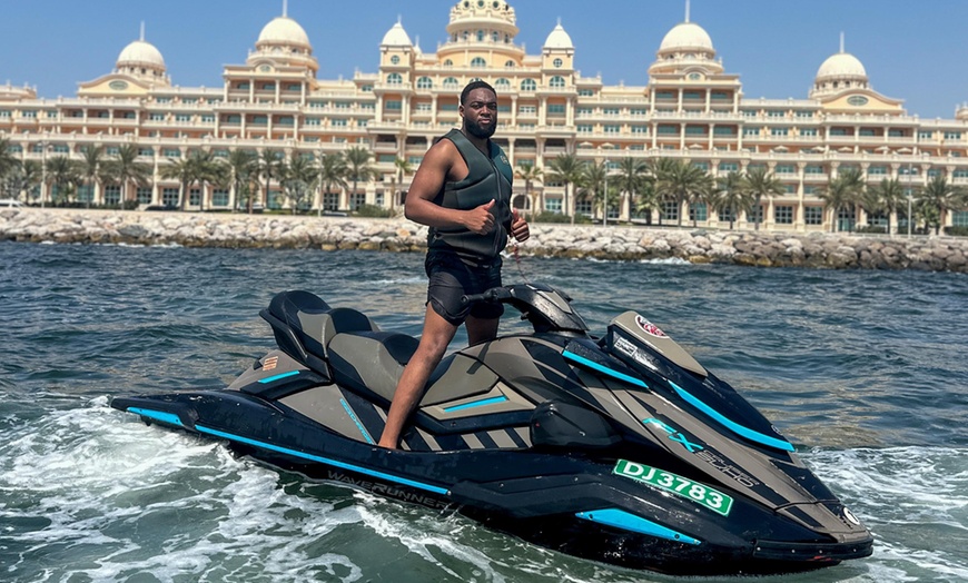 Image 2: 30, 45, or 60-Minute Jet Ski for Up To Two People at the Arabian Gulf