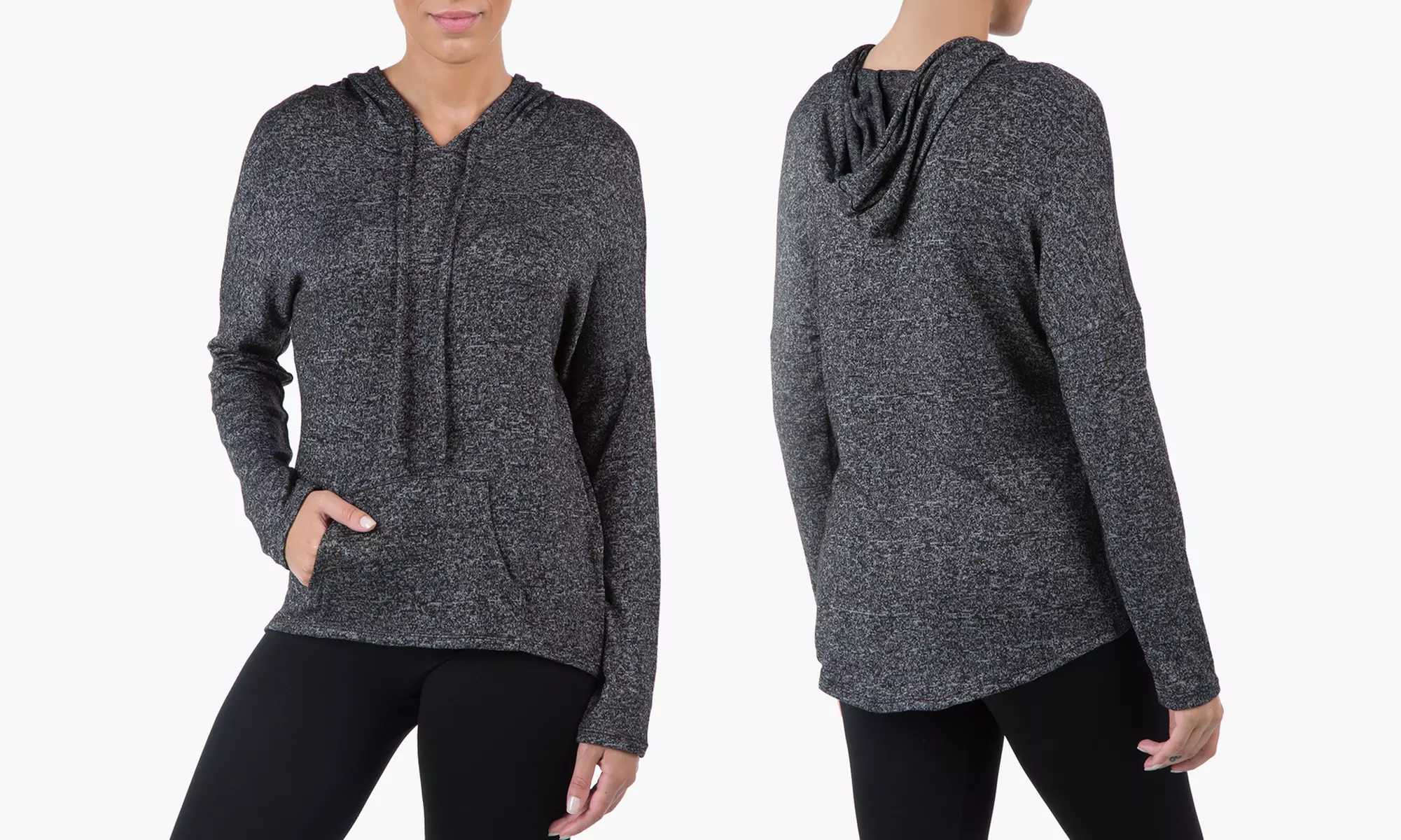 Women's Sociology Hoodie Hi-Lo Tunic Top (Size S) - Second Medium