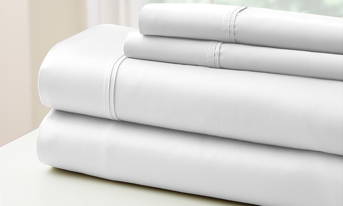 Symphony 1000TC Egyptian-Cotton-Rich Sheet Set | Groupon