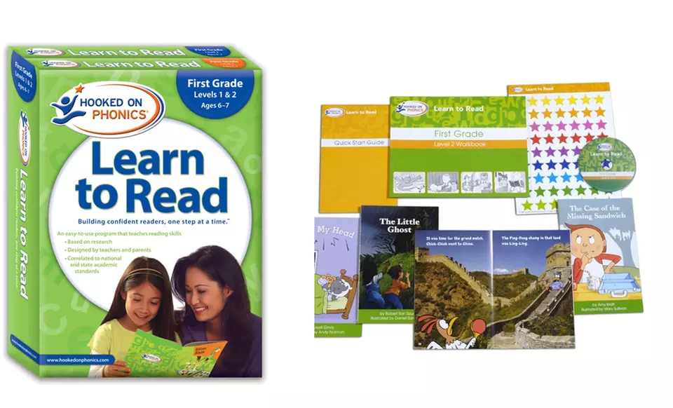 Hooked on Phonics Learn to Read for Pre-K, Kindergarten, 1st Grade, or 2nd Grade (Up to 41% Off). Free Shipping. - Second Medium