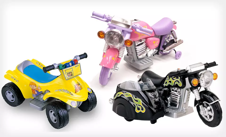 Bob the Builder ATV or Motorbike Ride On with Optional Sidecar (Up to 41% Off). Free Shipping and Free Returns. - Primary Image