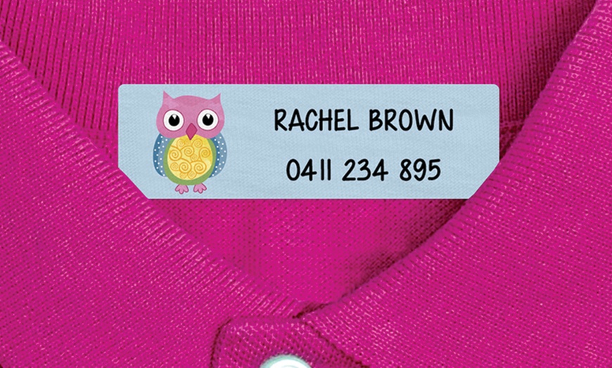 Image 5: Personalised Iron-On Kids Labels