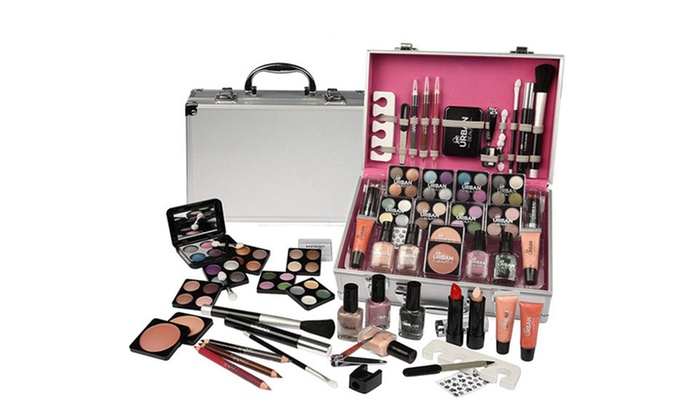 vanity case with make up