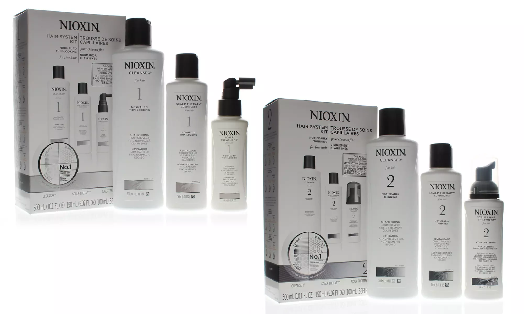 Nioxin 3-Piece Hair System Kit (Multiple Options Available) - Primary Image
