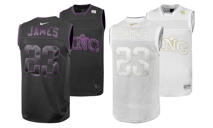 Image 1: Nike LeBron Basketball Jersey