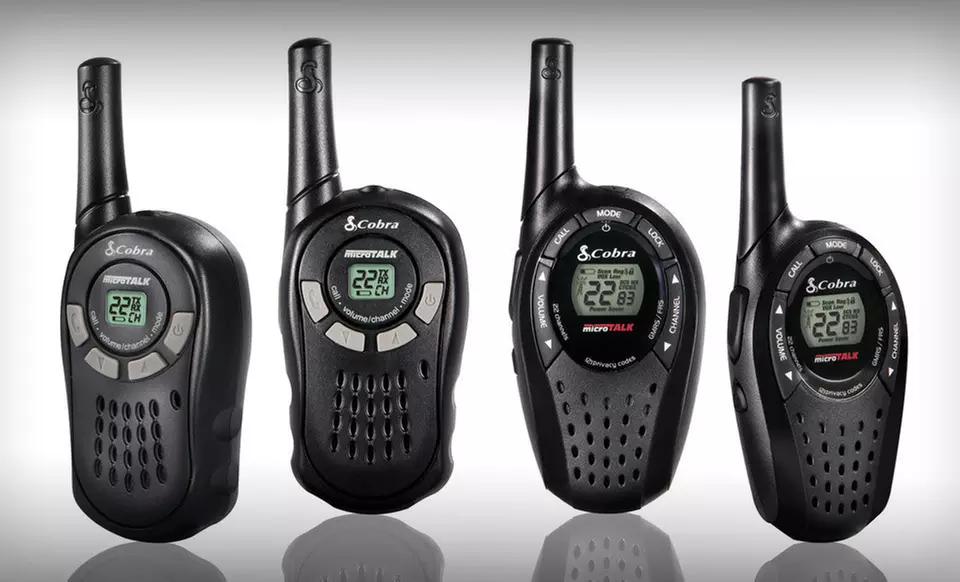 Cobra MicroTalk Precharged 2-Way Radios with 16- or 20-Mile Range - Primary Image