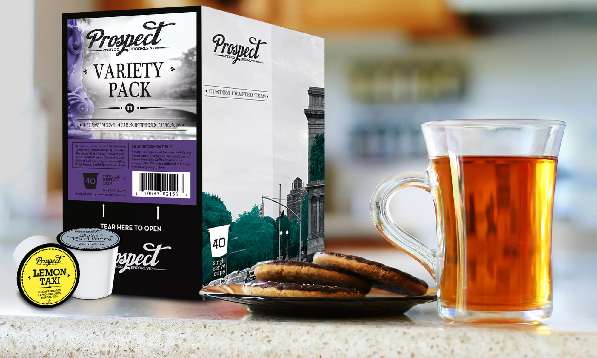 40-Count Prospect Tea Single-Serve Variety Pack  - Primary Image