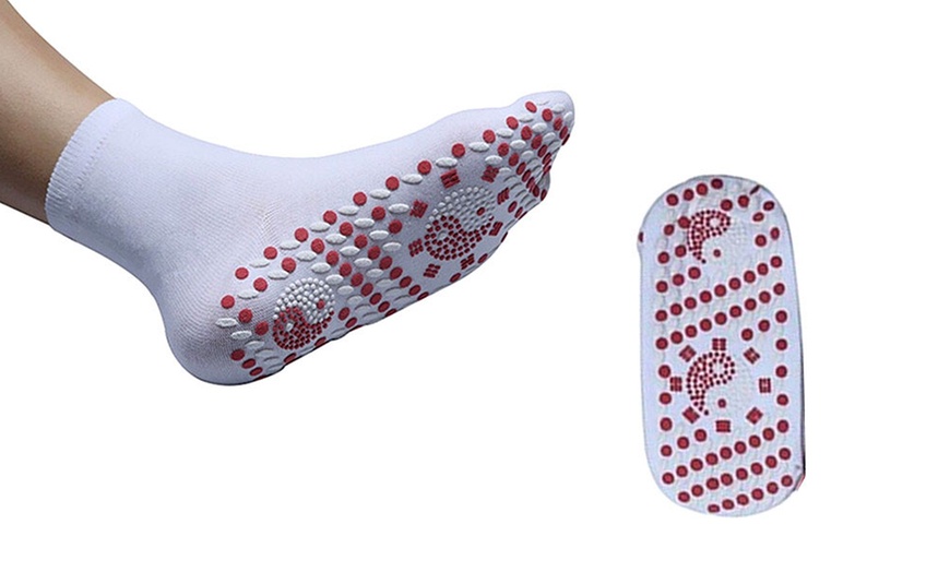 Image 10: Up to Six Pairs of Self-Heating Massage Socks