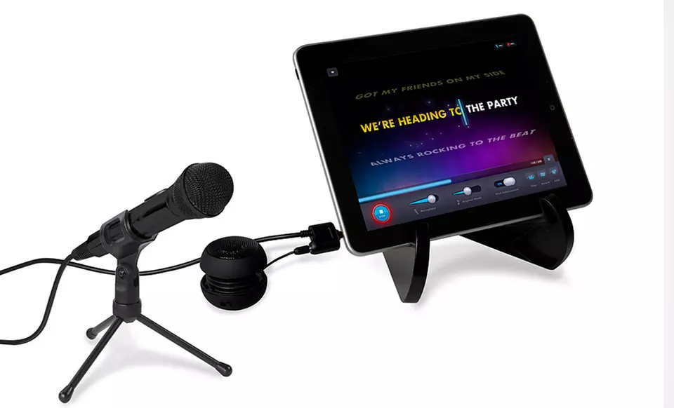 $19 for a Soulo Karaoke System with Wired Mic and iPad Stand ($69.99 List Price). Free Shipping and Returns. - Primary Image