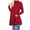 Image 6: Haute Edition Women's Long Sleeve Mock Neck Top. Plus Sizes Available.