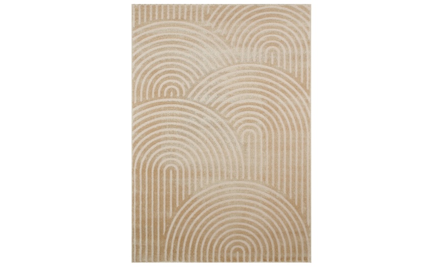 Image 2: Tapis de salon beige moderne 