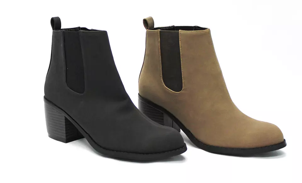 Michael Antonio Missa Ankle Boots in Black or Dark Taupe - Primary Image