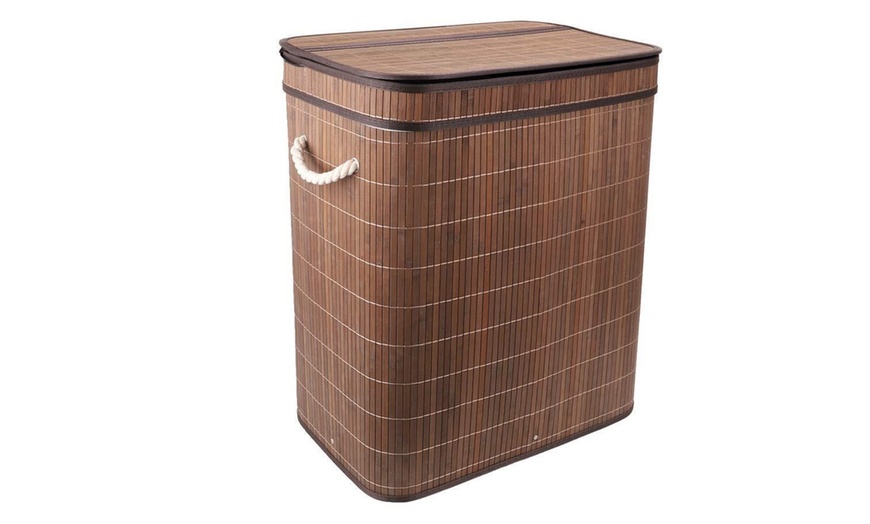 Image 11: Bamboo Laundry Basket