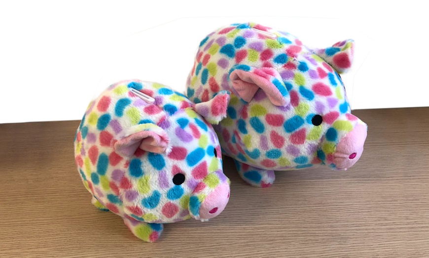 Image 3: Plush Piggy Bank