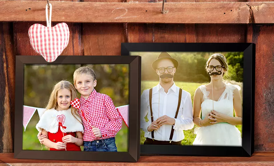 $6.99 for an 8"x10" Customized Framed Canvas from FramedUp.com ($74.95 Value) - Primary Image
