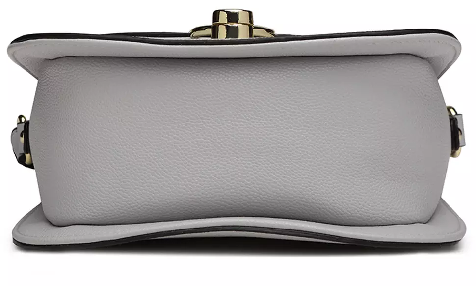 Women Fashion PU Leather Cross Body Saddle Bag