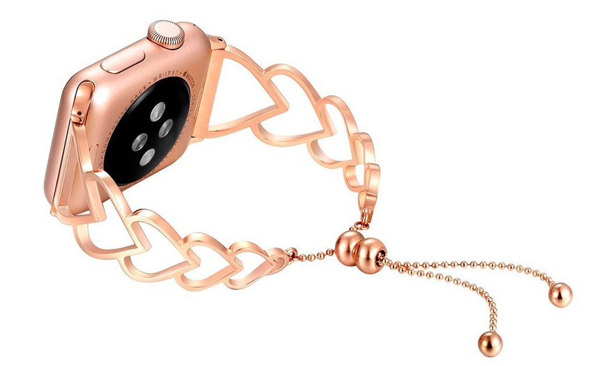 Image 10: Stainless Steel Bracelet Band Women Strap for Apple Watch 1,2,3,4,5 38mm/44mm