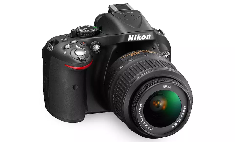 Nikon D5200 24.1MP DSLR Bundle with Nikkor 18–55mm Lens (Manufacturer Refurbished). - Primary Image