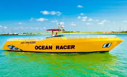 $22 for a Speedboat Ride for One Adult at Ocean Racer Speed Boat Tours in Cape Canaveral ($45 Value) - Primary Image