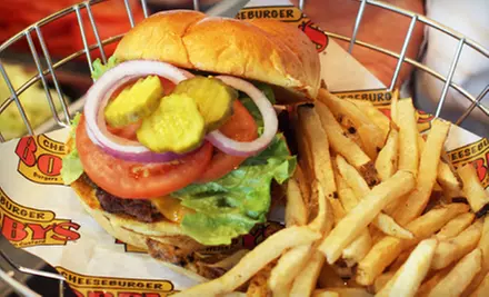 $5 for $10 Worth of Burgers, Fries, and Custard at Cheeseburger Bobby's - Primary Image