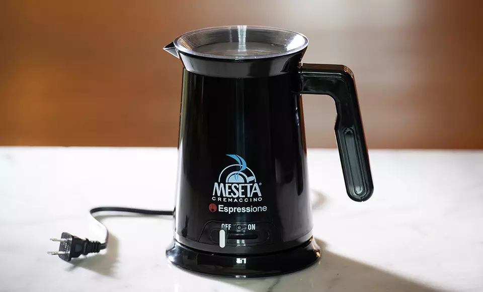 Meseta Cremaccino Frothing Machine and Concerto Espresso Machine Bundle. - Second Medium
