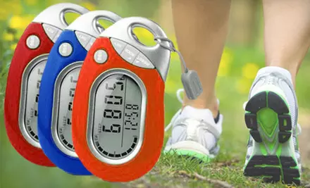 $12 for a Pedusa PE-771 Tri-Axis Multi-Function Pocket Pedometer ($25 Value). Shipping Included. Six Colors Available. - Primary Image