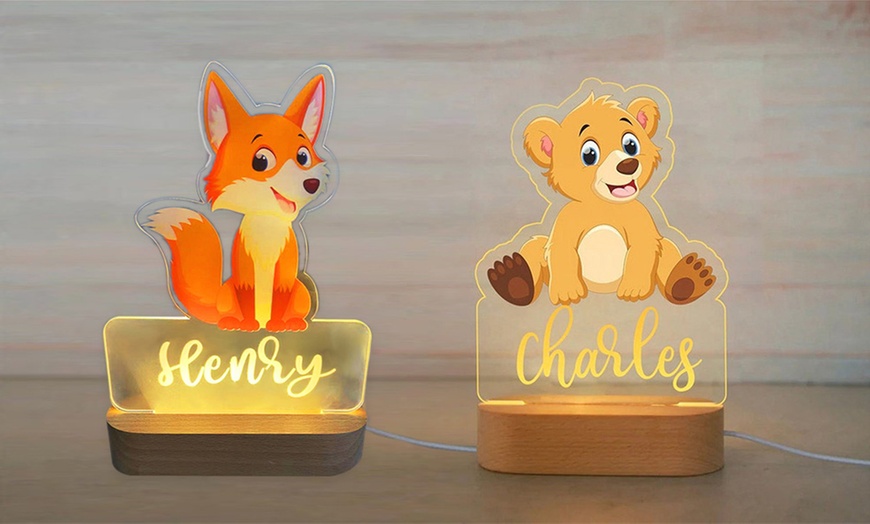 Image 3: One or Two Custom Kids' Night Light from Justyling