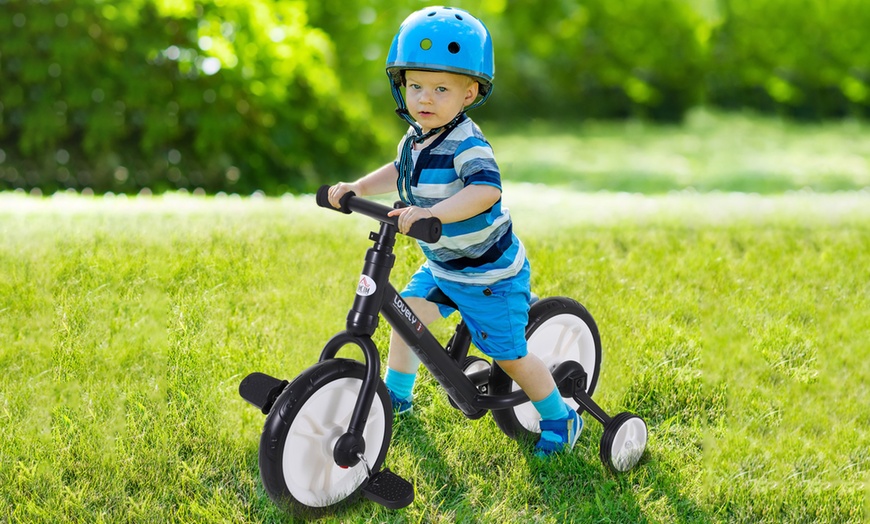 Image 7: HomCom Toddlers' Balance Bike with Removable Stabilisers